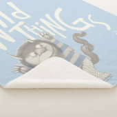 Wo die wilden Dinge zitiert werden - blau Sherpadecke (3/4)