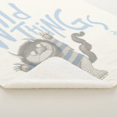 Wo die wilden Dinge zitiert werden - blau Sherpadecke (3/4)