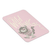 Wo die wilden Dinge zitiert werden - rosa Magnet (Rechte Seite)