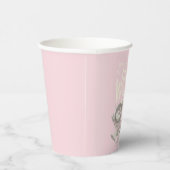 Wo die wilden Dinge zitiert werden - rosa Pappbecher (Rechts)