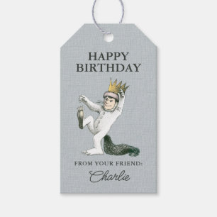 Wo die wilden Kerle fröhlich Geburtstag feiern Geschenkanhänger