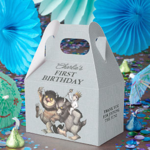 Wo die wilden Kerle wohnen 1. Geburtstag Geschenkschachtel