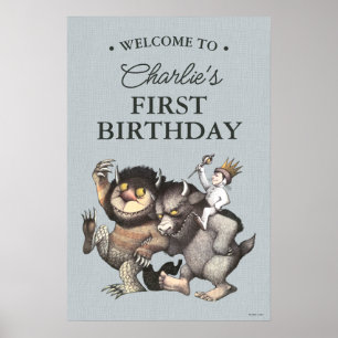 Wo die wilden Kerle wohnen 1. Geburtstag Poster