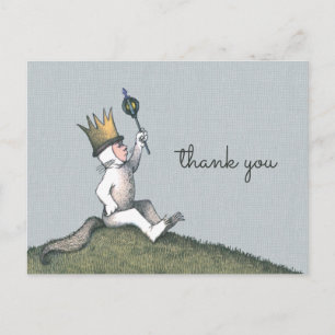 Wo die wilden Kerle wohnen Baby Shower Danke Postkarte