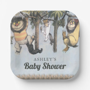 Wo die wilden Kerle wohnen: Baby Shower Pappteller