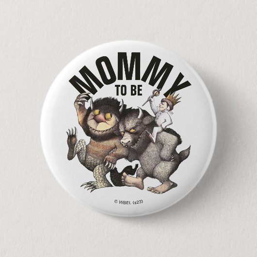 Wo die wilden Kerle wohnen | Bald Mutter Button (Vorderseite)