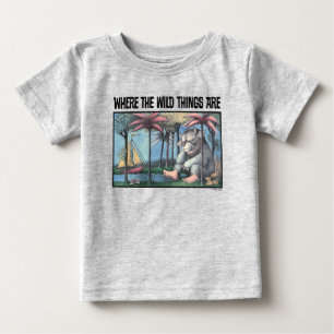 Wo die wilden Kerle wohnen Buchcover Baby T-shirt