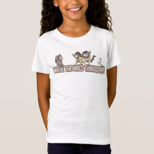 Wo die wilden Kerle wohnen Charaktere auf Logo T-Shirt