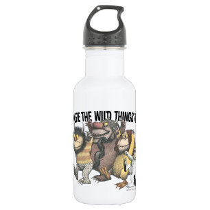 Wo die wilden Kerle wohnen Charaktere & Logo Edelstahlflasche