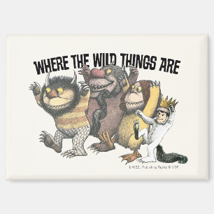 Wo die wilden Kerle wohnen Charaktere & Logo Magnet