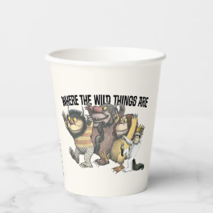 Wo die wilden Kerle wohnen Charaktere & Logo Pappbecher