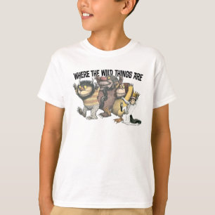 Wo die wilden Kerle wohnen Charaktere & Logo T-Shirt