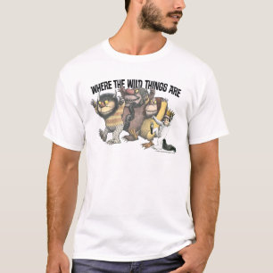 Wo die wilden Kerle wohnen Charaktere & Logo T-Shirt