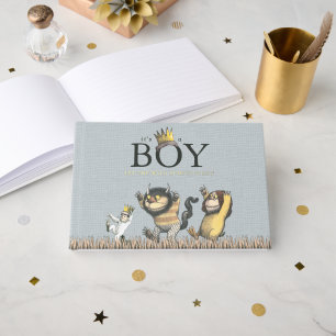 Wo die wilden Kerle wohnen   Es ist eine Babyparty Gästebuch