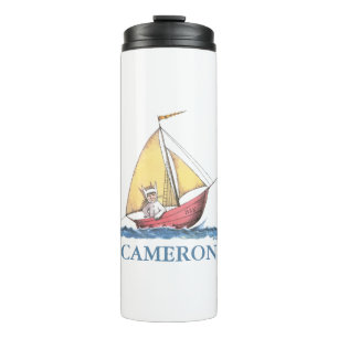 Wo die wilden Kerle wohnen   Fügen Sie Ihren Namen Thermosbecher