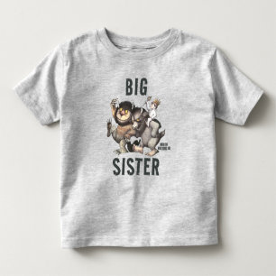 Wo die wilden Kerle wohnen Große Schwester Kleinkind T-shirt