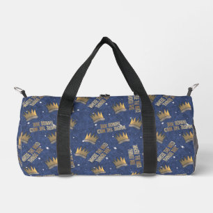 Wo die wilden Kerle wohnen Krone und Sterne Muster Duffle Bag