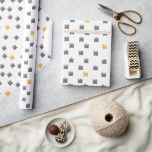 Wo die wilden Kerle wohnen Kronenmuster Geschenkpapier
