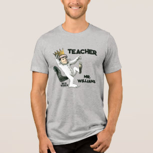 Wo die wilden Kerle wohnen Lehrer Tri-Blend Shirt
