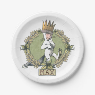 Wo die wilden Kerle wohnen Max-Abzeichen Pappteller