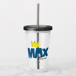 Wo die wilden Kerle wohnen Max und Krone Acryltrinkbecher