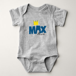 Wo die wilden Kerle wohnen Max und Krone Baby Strampler