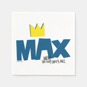 Wo die wilden Kerle wohnen Max und Krone Serviette