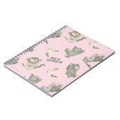 Wo die wilden Kerle wohnen Rosa Sternenmuster Notizblock (Linke Seite)