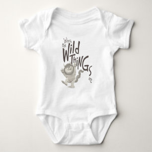 Wo die wilden Kerle wohnen Zitat Baby Strampler