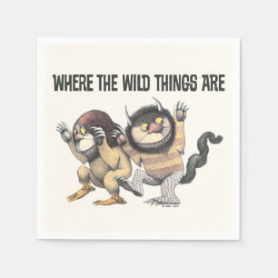 Wo die wilden Kerle wohnen Zwei wilde Kerle Serviette