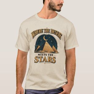 Wo die Wüste die Sterne trifft Egyptian Celestia T-Shirt