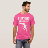 Wo Drehend Champion Pole Jumper Vault Pole Vaulti T-Shirt (Vorne ganz)