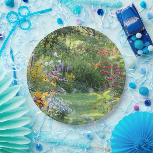 Wo drei Gärten sich treffen Pappteller (Party)