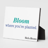 Wo du gepflanzt bist fotoplatte (Seite)