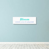 Wo du gepflanzt bist leinwanddruck (Insitu (Holzboden))