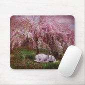 Wo Einhörner Mousepad träumen (Mit Mouse)