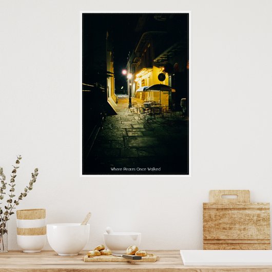 Wo einst Piraten gingen Poster (Küche)