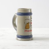 Wo es Bier - Apotheker gibt Bierglas (Vorderseite Links)