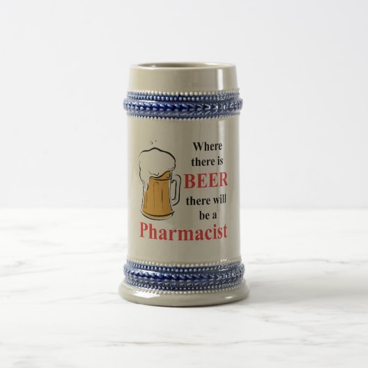 Wo es Bier - Apotheker gibt Bierglas (Mittel)