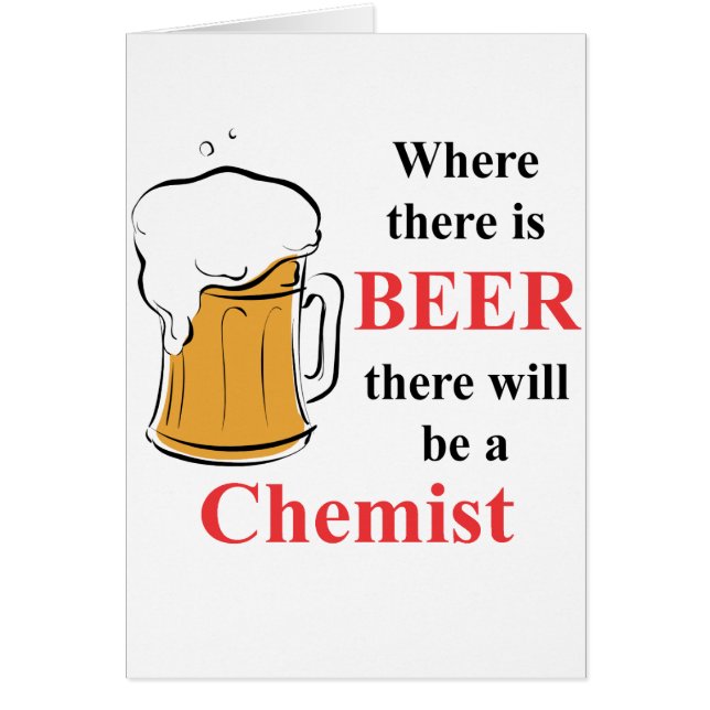Wo es Bier - Chemiker gibt (Vorne)