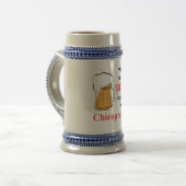 Wo es Bier - Chiropraktor gibt Bierglas (Vorderseite Links)