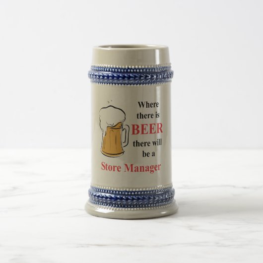 Wo es Bier - Geschäftsleiter gibt Bierglas (Mittel)