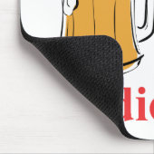 Wo es Bier - Radiologe gibt Mousepad (Ecke)