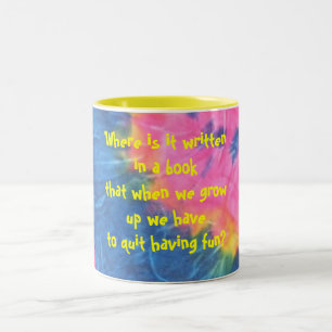 Wo es geschrieben in eine Buch… Tasse ist