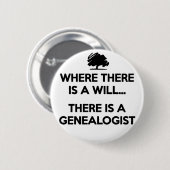 "Wo es gibt, wird A…" Knopf Button (Vorne & Hinten)