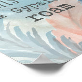 Wo Federn Sinti und Roma Roam fallen Poster (Ecke)