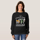 Wo fischt die Liebe? Sweatshirt (Vorne ganz)