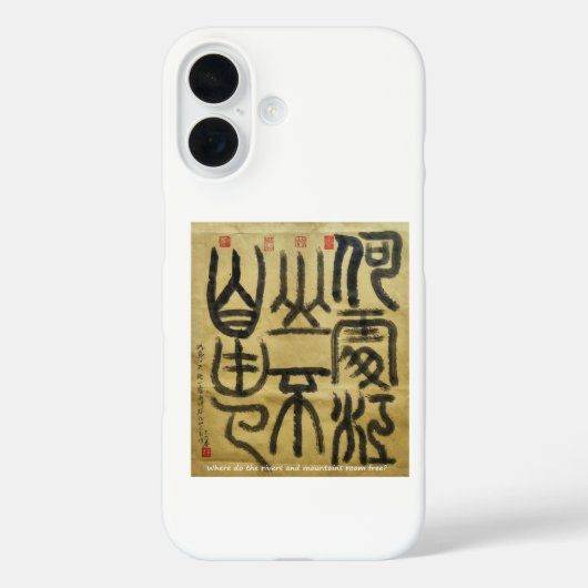 Wo fließen die Flüsse und Berge frei Case-Mate iPhone Hülle (Rückseite)