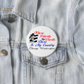 Wo Freiheit… bleibt Button (Beispiel)