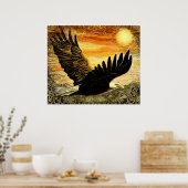 Wo Freiheit ist Poster (Küche)